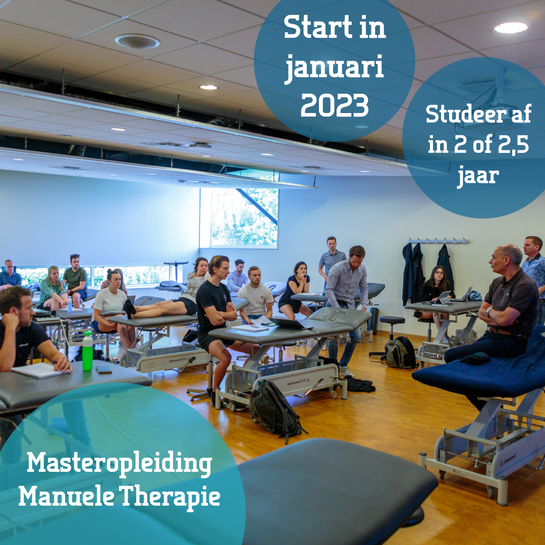 Start in januari 2023 met Manuele Therapie en studeer in 2 of 2,5 jaar af